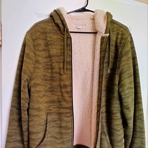 Mens medium fleece lined jacket.